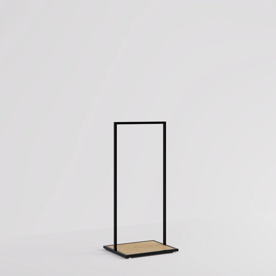 Luxe Freestanding Garment Rack 5ft — Modern Minimalist Clothing Display