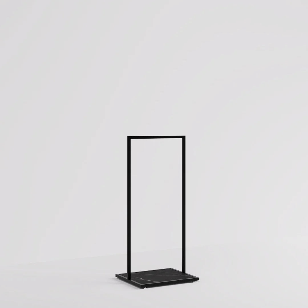 Luxe Freestanding Garment Rack 5ft — Modern Minimalist Clothing Display
