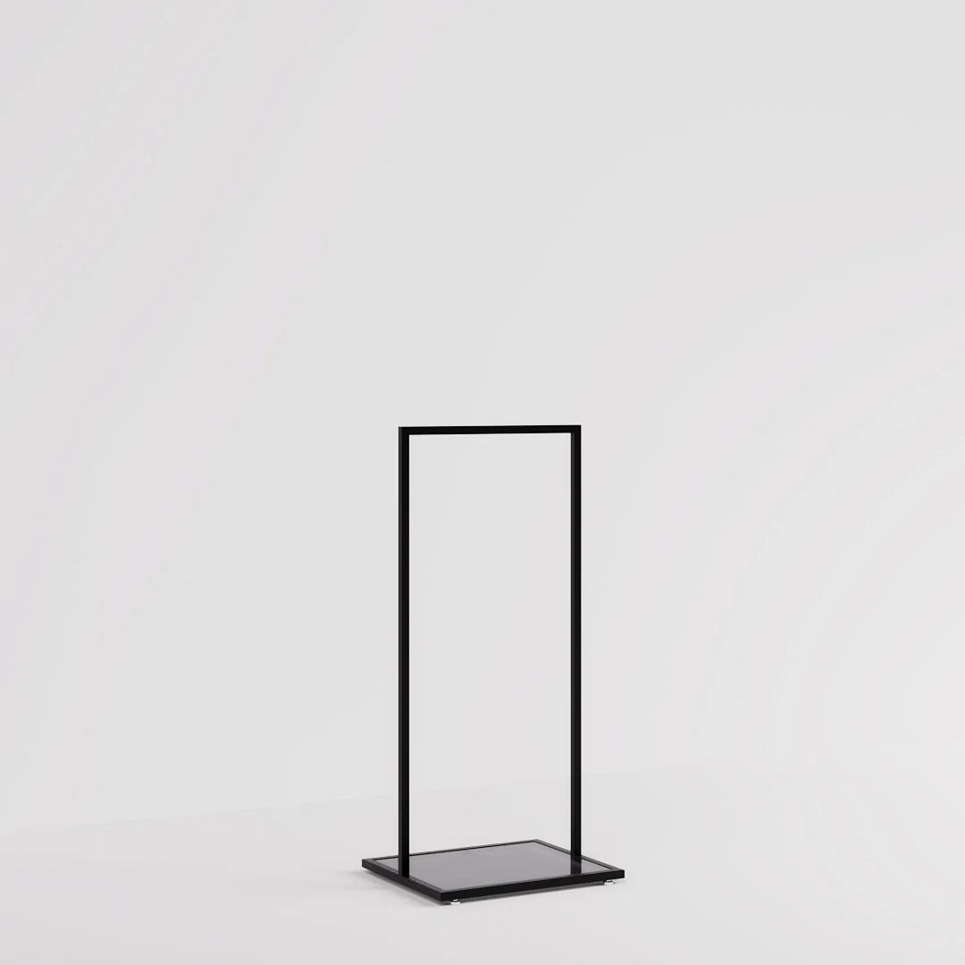 Luxe Freestanding Garment Rack 5ft — Modern Minimalist Clothing Display