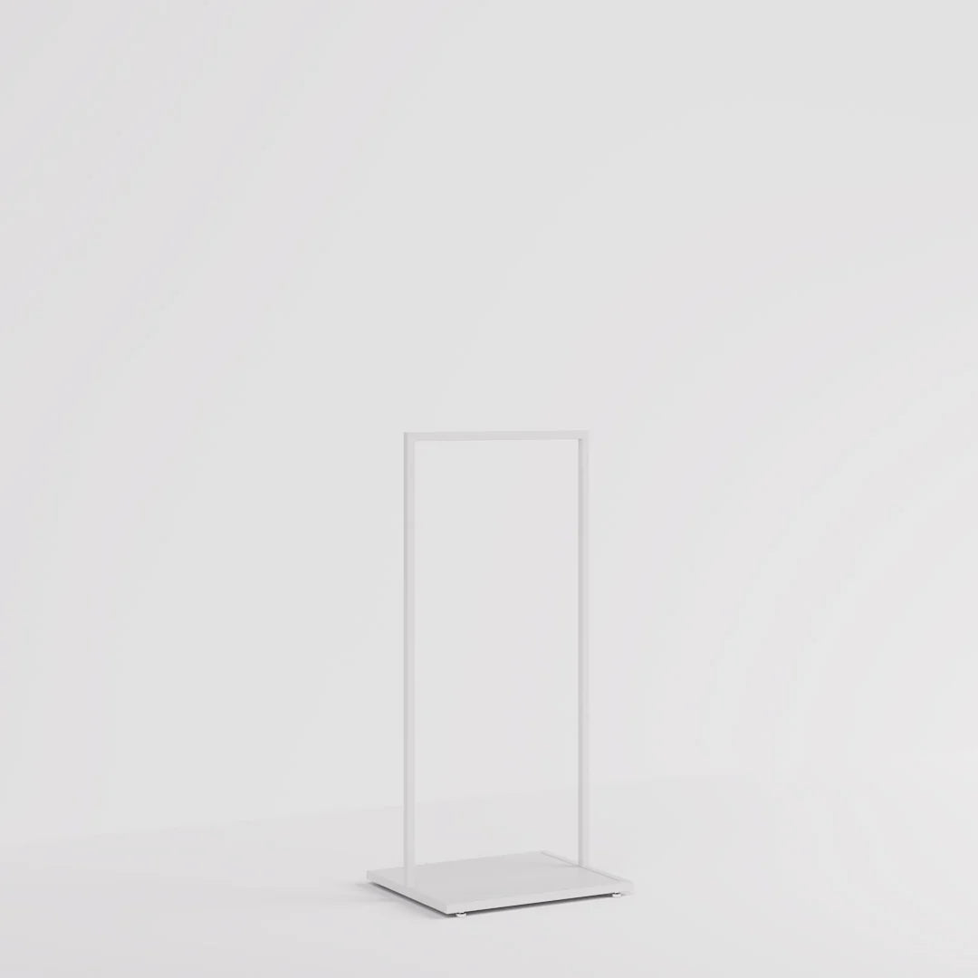 Luxe Freestanding Garment Rack 5ft — Modern Minimalist Clothing Display