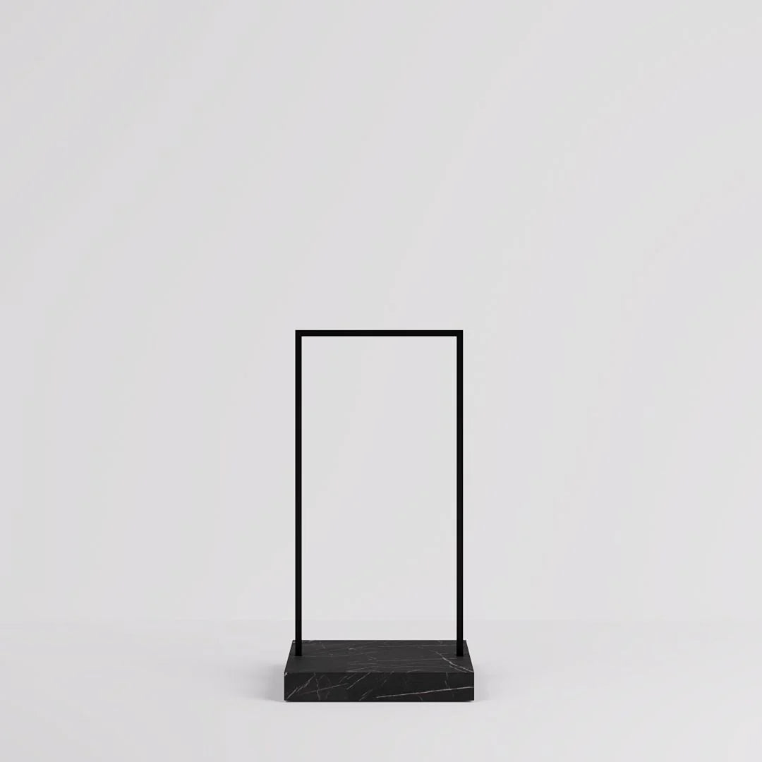 Luxe Freestanding Garment Rack 6ft — Modern Minimalist Clothing Display