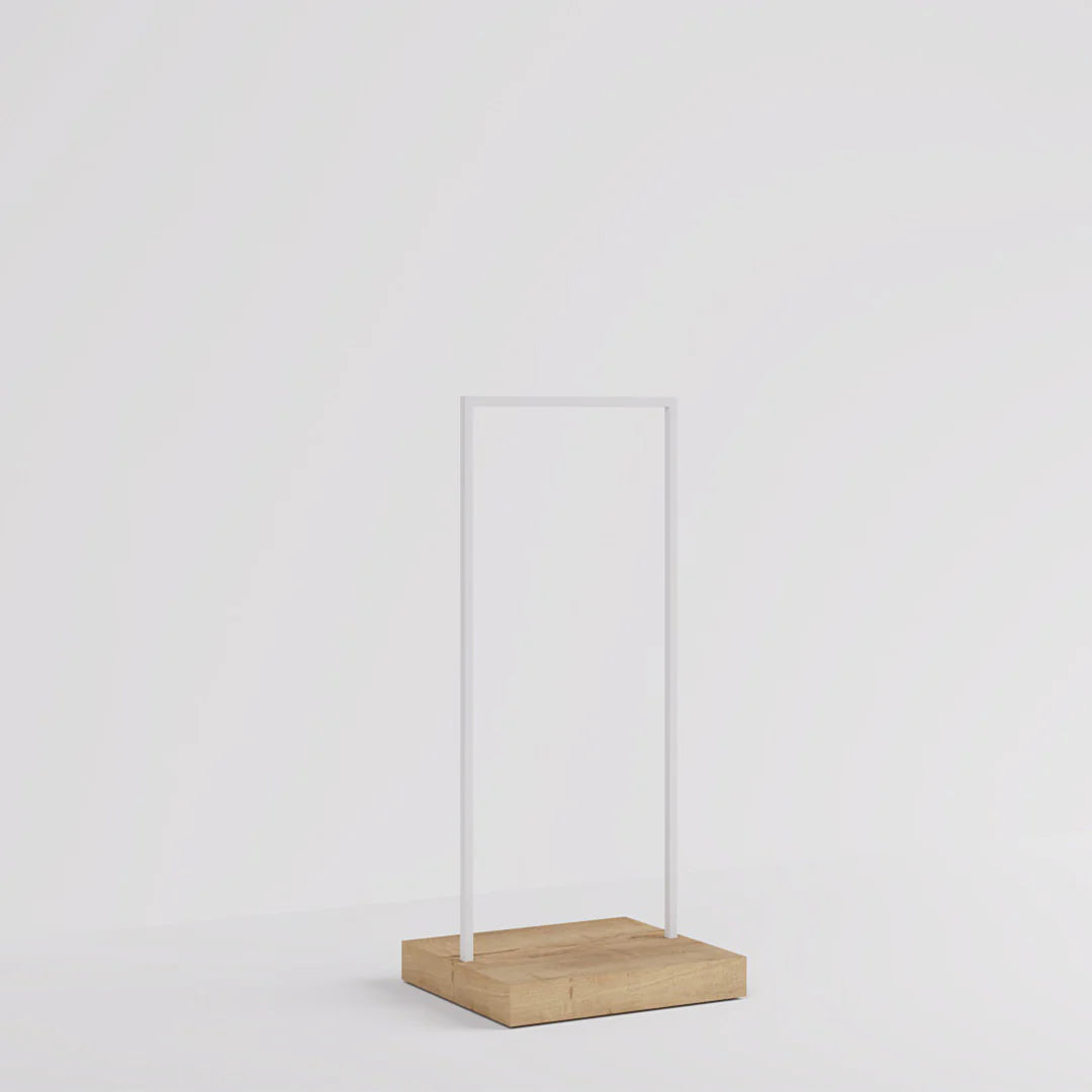 Luxe Freestanding Garment Rack 6ft — Modern Minimalist Clothing Display