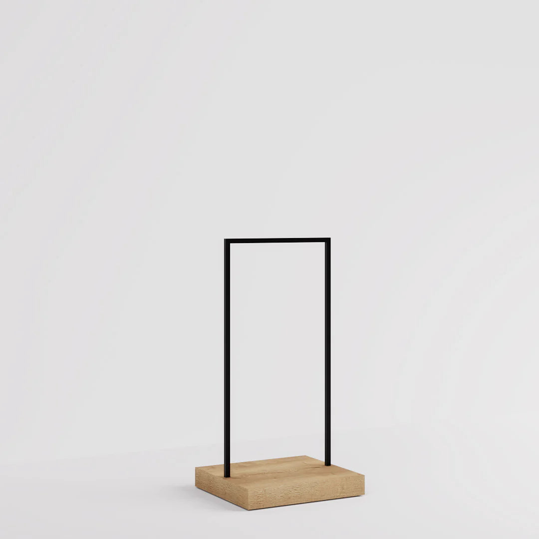 Luxe Freestanding Garment Rack 6ft — Modern Minimalist Clothing Display
