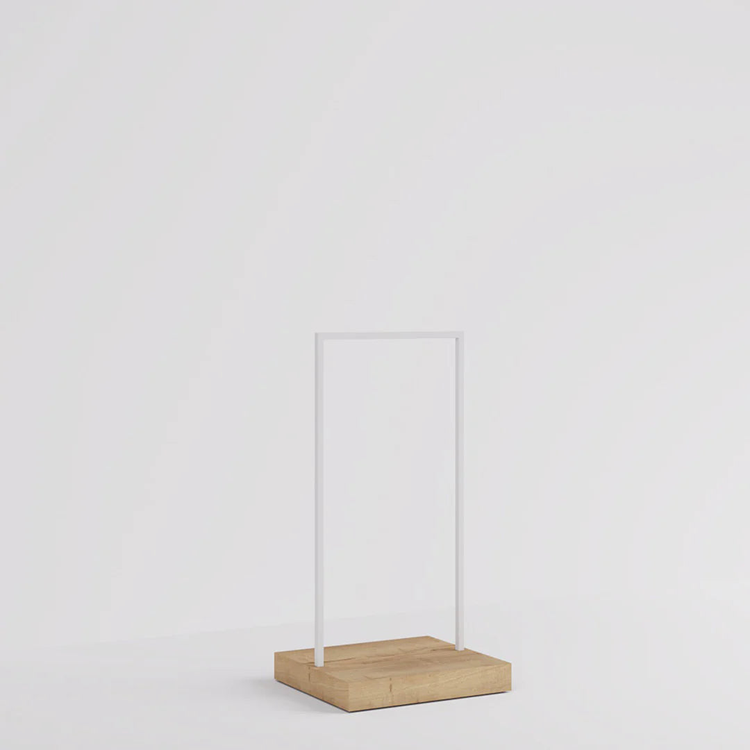 Luxe Freestanding Garment Rack 6ft — Modern Minimalist Clothing Display