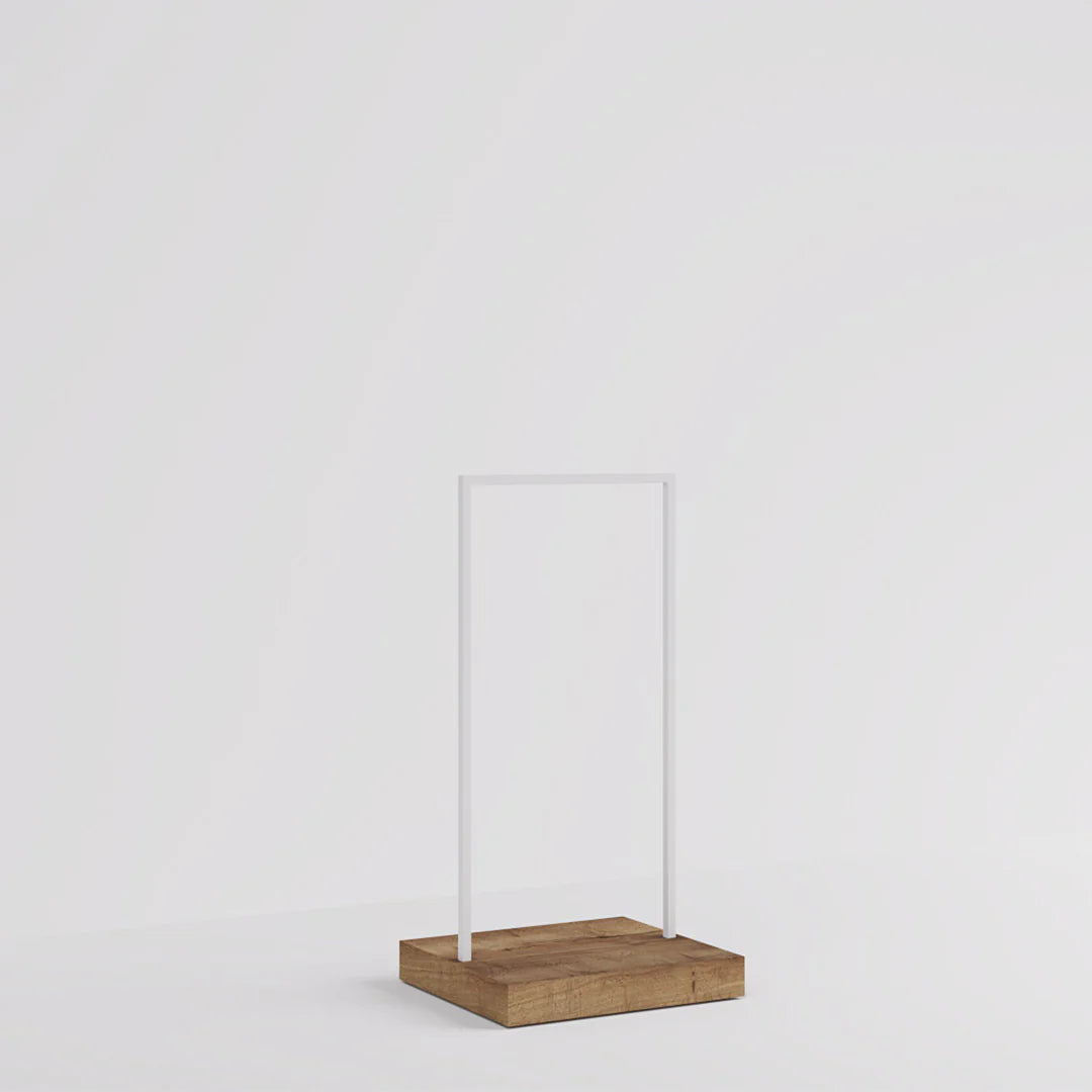 Luxe Freestanding Garment Rack 6ft — Modern Minimalist Clothing Display