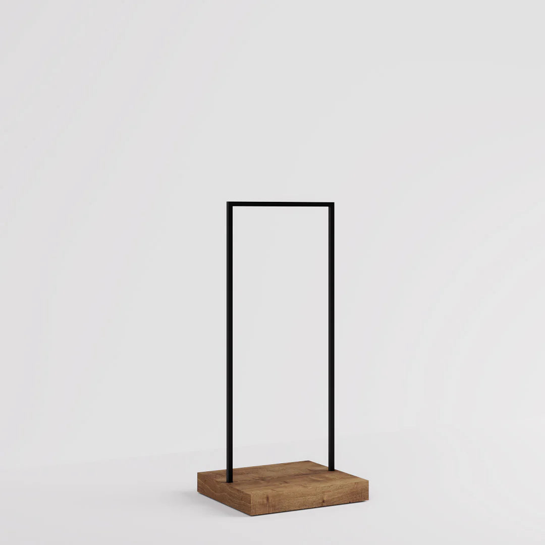 Luxe Freestanding Garment Rack 6ft — Modern Minimalist Clothing Display