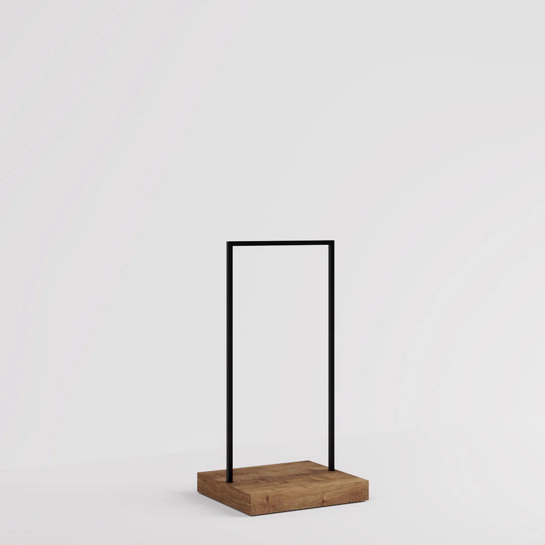 Luxe Freestanding Garment Rack 6ft — Modern Minimalist Clothing Display
