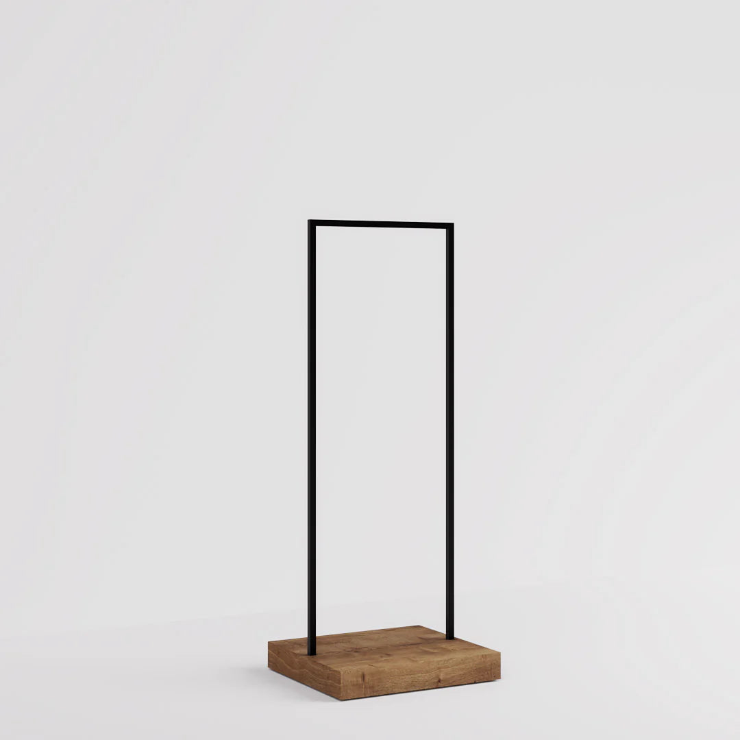 Luxe Freestanding Garment Rack 6ft — Modern Minimalist Clothing Display