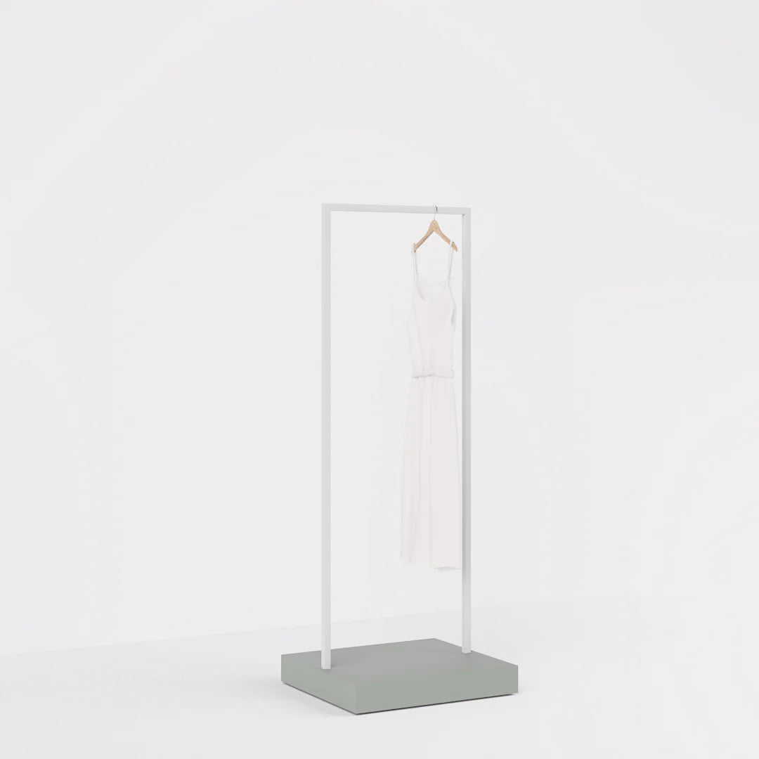 Luxe Freestanding Garment Rack 6ft — Modern Minimalist Clothing Display