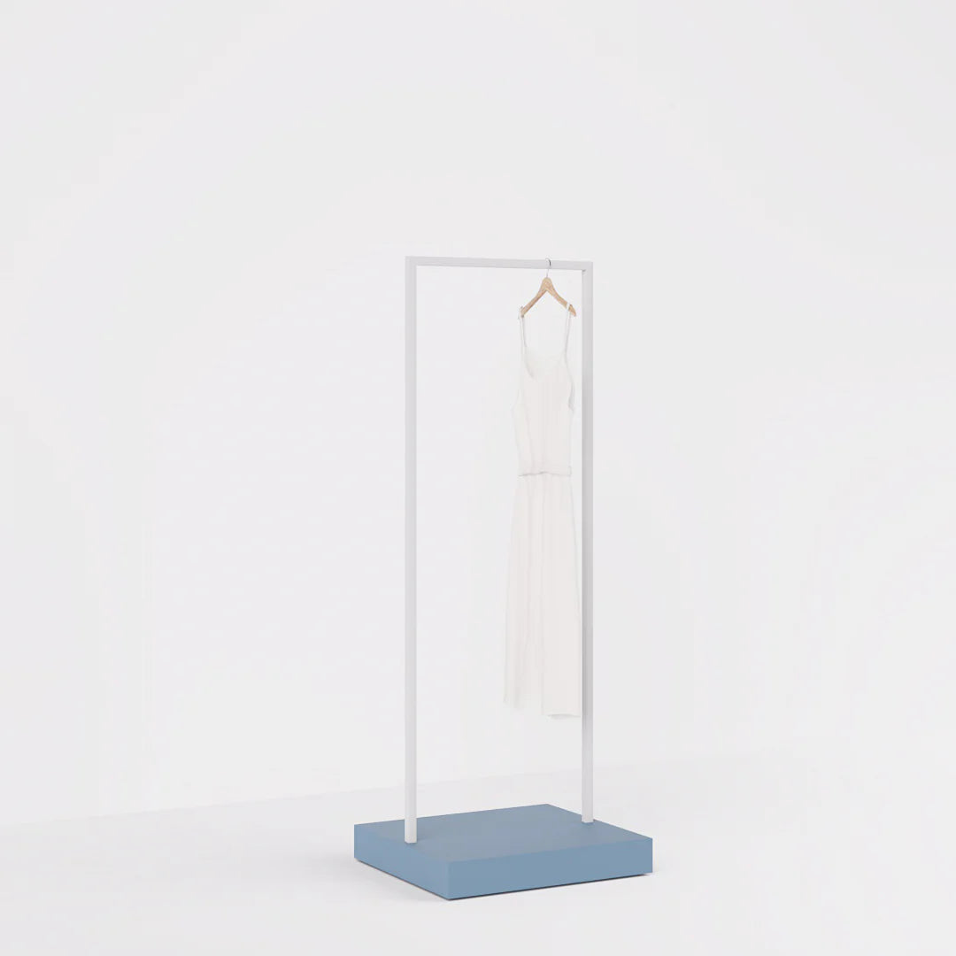 Luxe Freestanding Garment Rack 6ft — Modern Minimalist Clothing Display