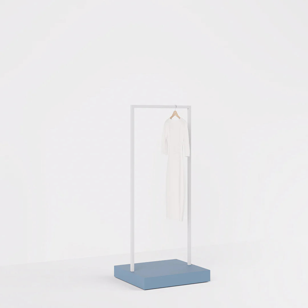 Luxe Freestanding Garment Rack 6ft — Modern Minimalist Clothing Display