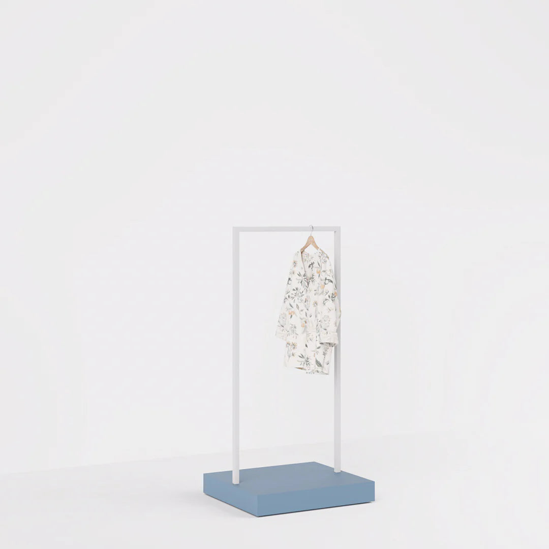 Luxe Freestanding Garment Rack 6ft — Modern Minimalist Clothing Display