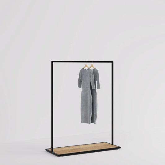 Luxe Freestanding Garment Rack 10ft — Modern Minimalist Clothing Display
