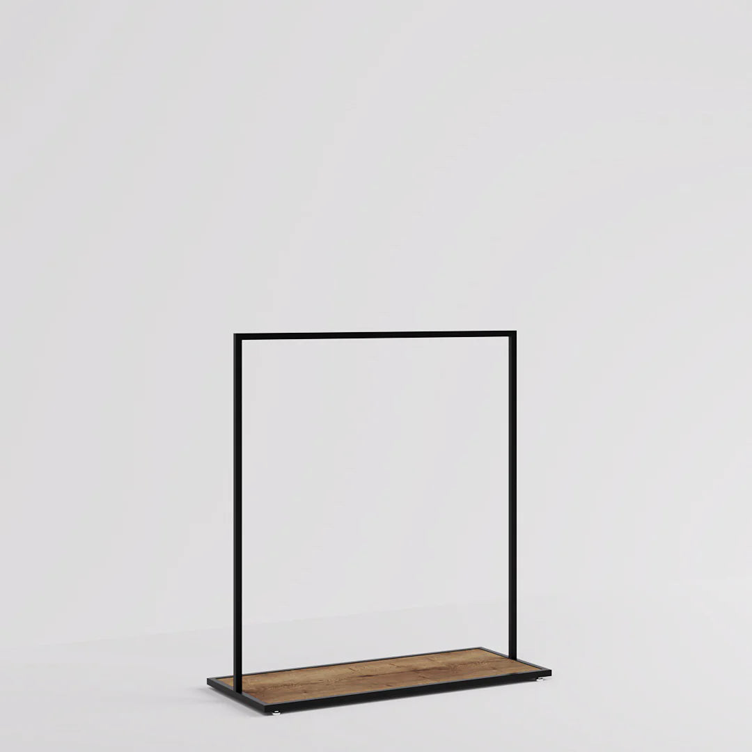 Luxe Freestanding Garment Rack 10ft — Modern Minimalist Clothing Display