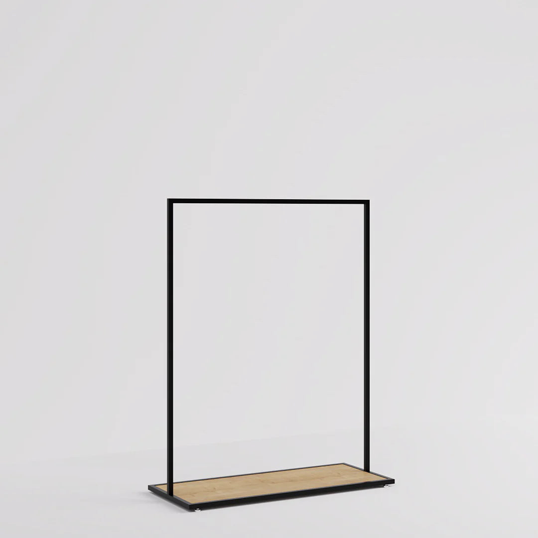Luxe Freestanding Garment Rack 10ft — Modern Minimalist Clothing Display