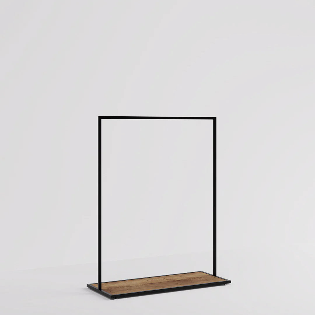 Luxe Freestanding Garment Rack 10ft — Modern Minimalist Clothing Display