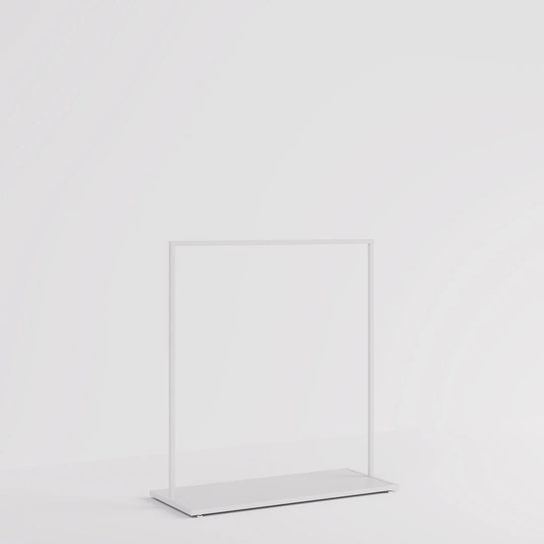 Luxe Freestanding Garment Rack 10ft — Modern Minimalist Clothing Display