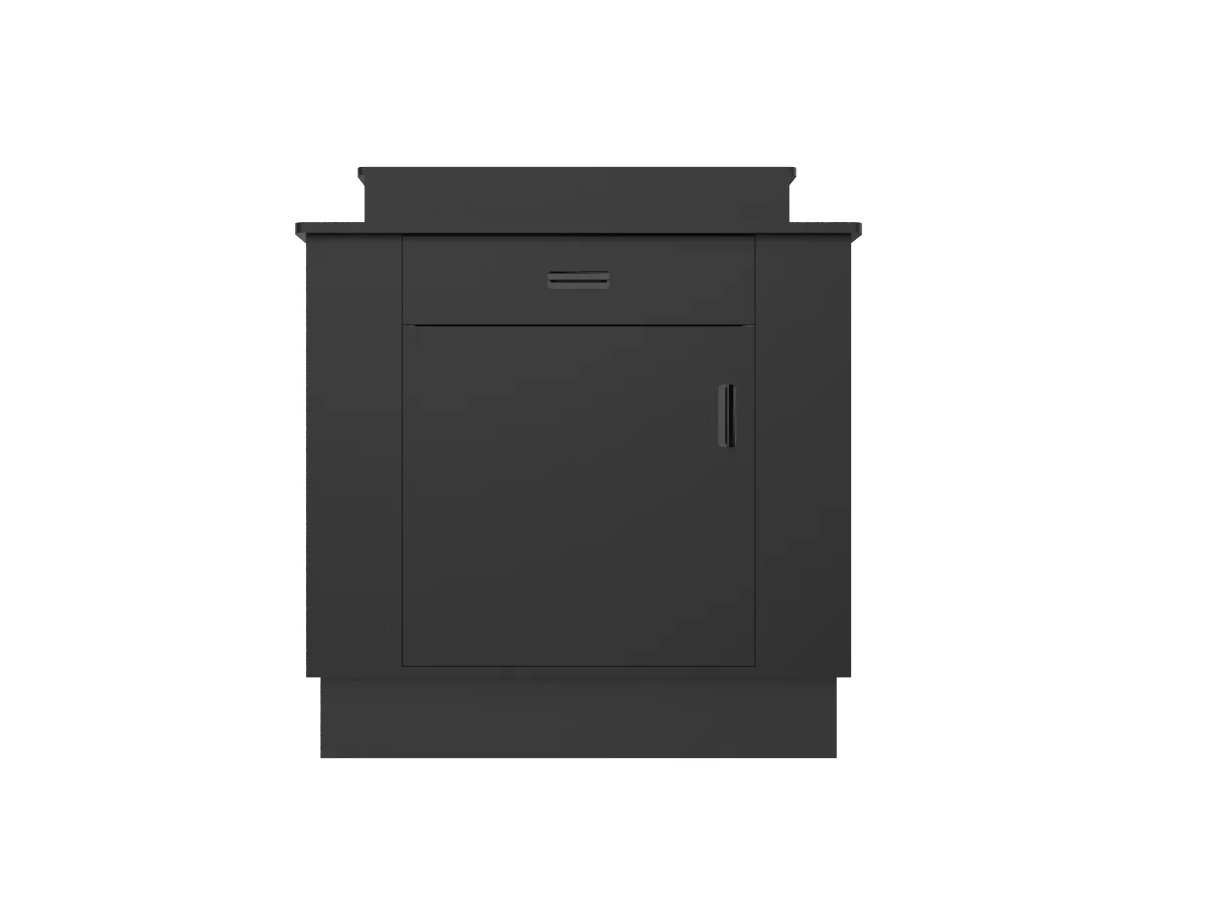 CHECKOUT - 2-Tier Sales & Register Counter — 4ft Modern Retail Checkout Counter