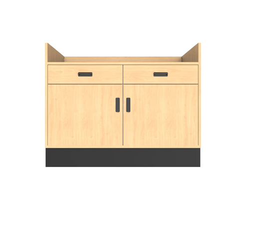 CHECKOUT -Deluxe Point of Sale Counter — 4ft Recessed Top Retail Checkout Counter