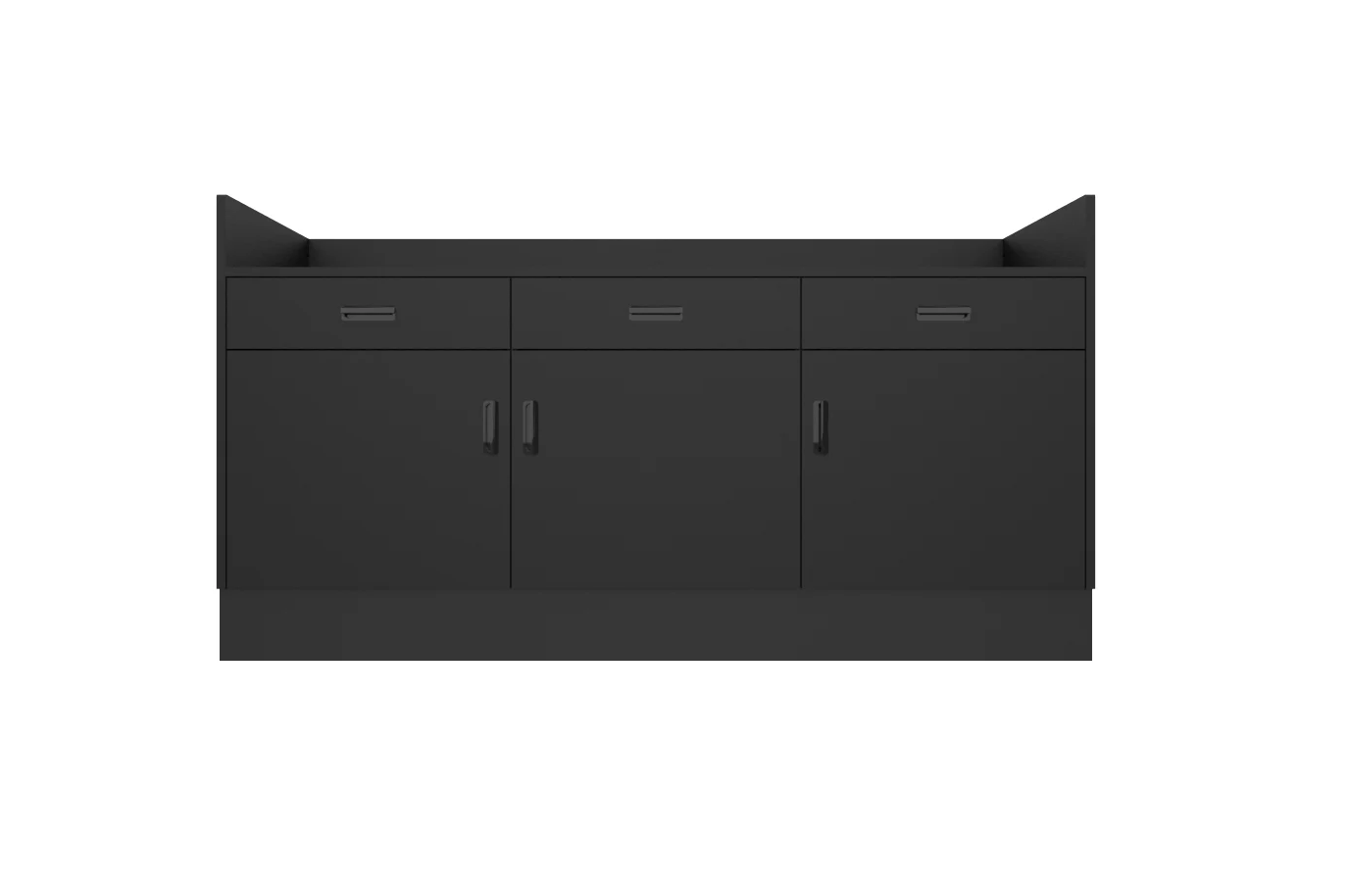 CHECKOUT -Deluxe Point of Sale Counter — 6ft Recessed Top Retail Checkout Counter