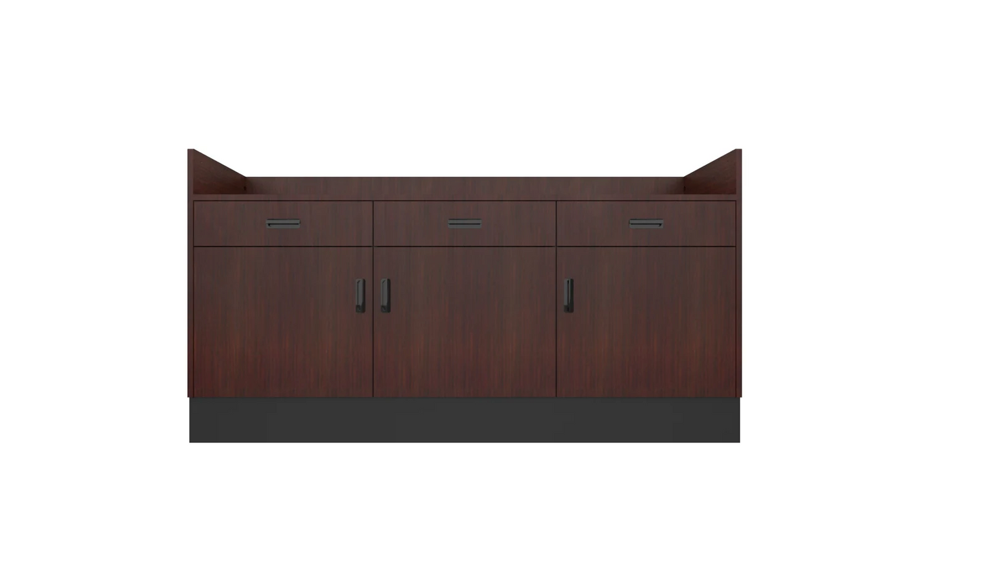 CHECKOUT -Deluxe Point of Sale Counter — 6ft Recessed Top Retail Checkout Counter