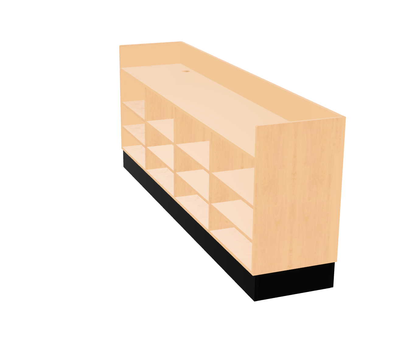 CHECKOUT -  Sales Counter w/ Recessed Top 8FT