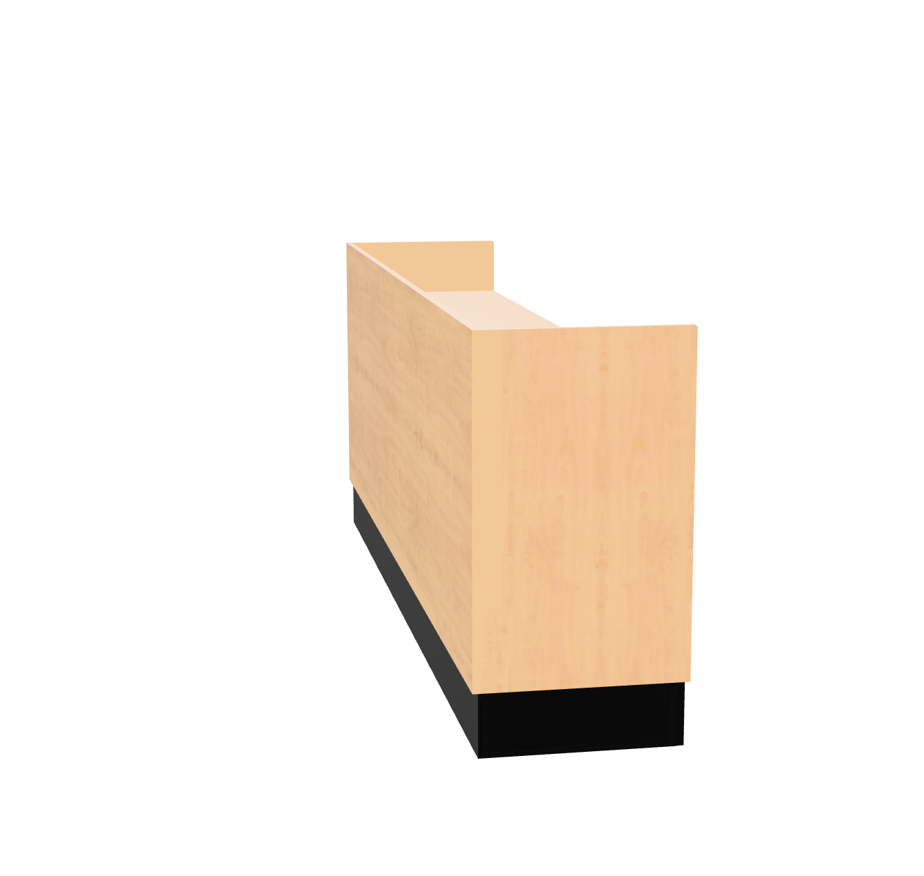 CHECKOUT -  Sales Counter w/ Recessed Top 8FT