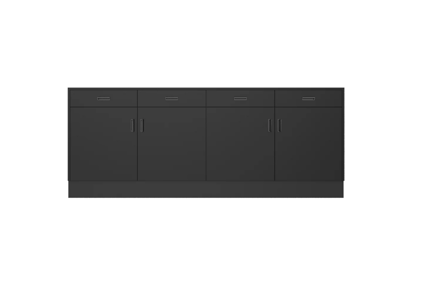CHECKOUT -Deluxe FLAT TOP Point of Sale Counter — 8ft Modern Retail Checkout Counter