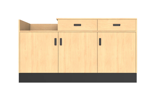 CHECKOUT - Deluxe Sales Counter w/ Register Bay 6FT