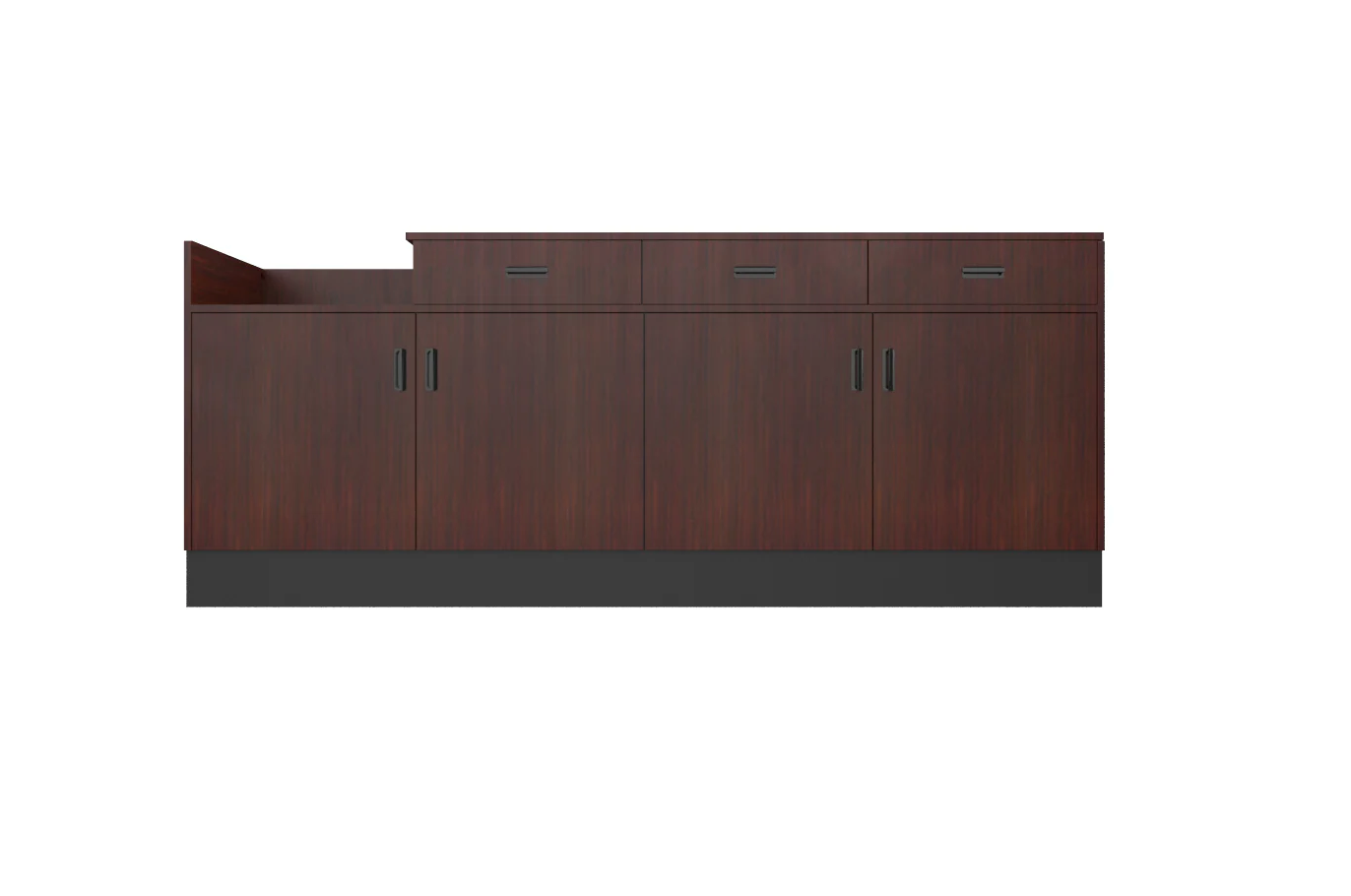 CHECKOUT - Deluxe Sales Counter w/ Register Bay 8FT