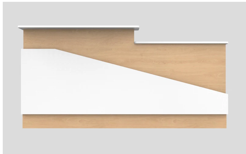 CHECKOUT - Sales Counter w/ Angled Back 6FT