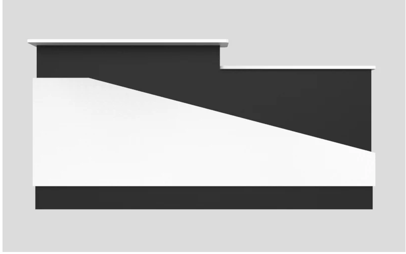 CHECKOUT - Sales Counter w/ Angled Back 6FT