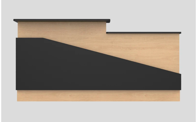 CHECKOUT - Sales Counter w/ Angled Back 6FT