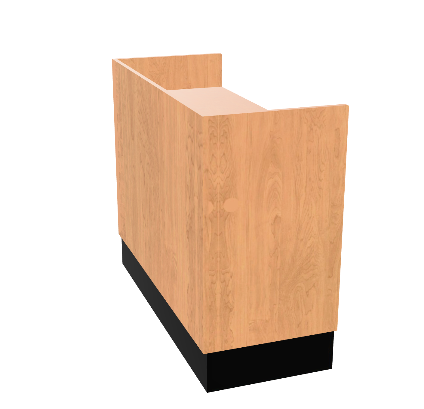 CHECKOUT -  Sales Counter w/ Recessed Top 4FT