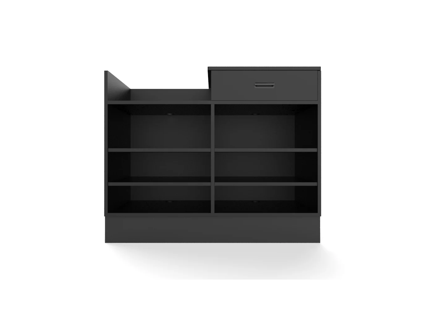 CHECKOUT -  Register Bay Point of Sale Counter — 4ft Retail Checkout Counter