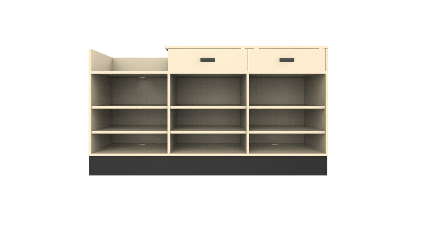 CHECKOUT -  Register Bay Point of Sale Counter — 6ft Retail Checkout Counter (Copy)