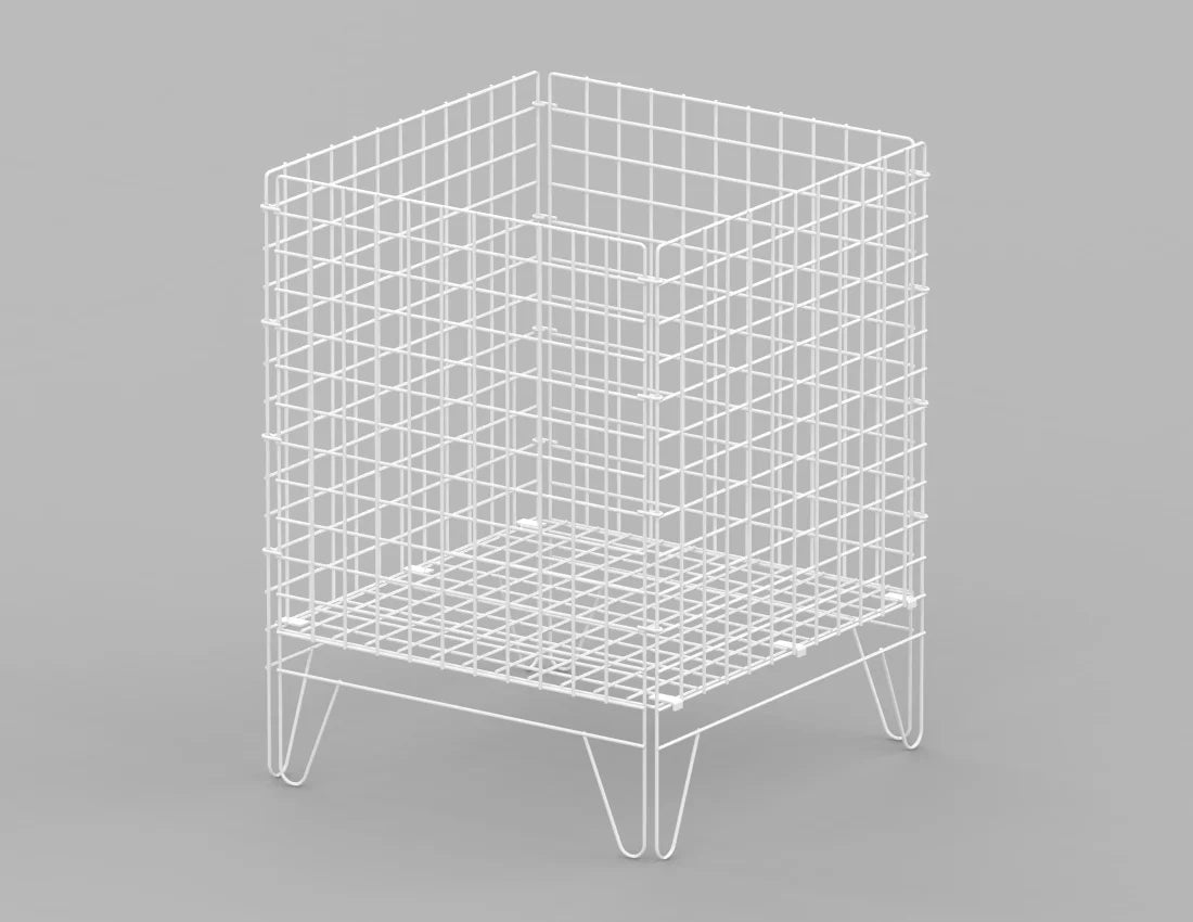 Metal Wire Dump Bin — Heavy-Duty Retail Display Basket
