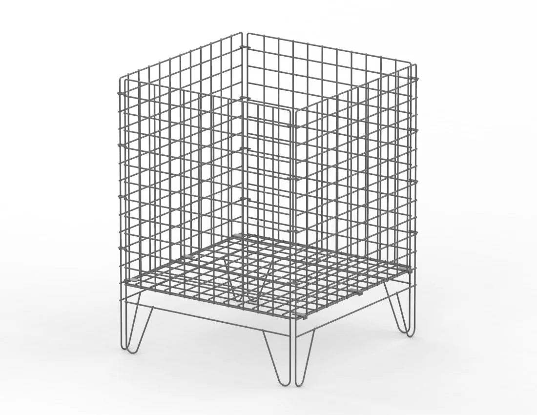 Metal Wire Dump Bin — Heavy-Duty Retail Display Basket