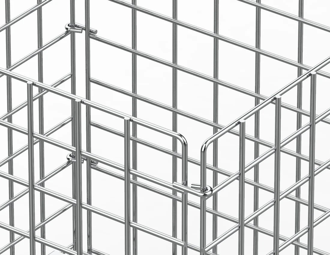 Metal Wire Dump Bin — Heavy-Duty Retail Display Basket