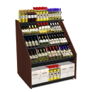 RACK - 3-Tier Tilted Wine Rack Display