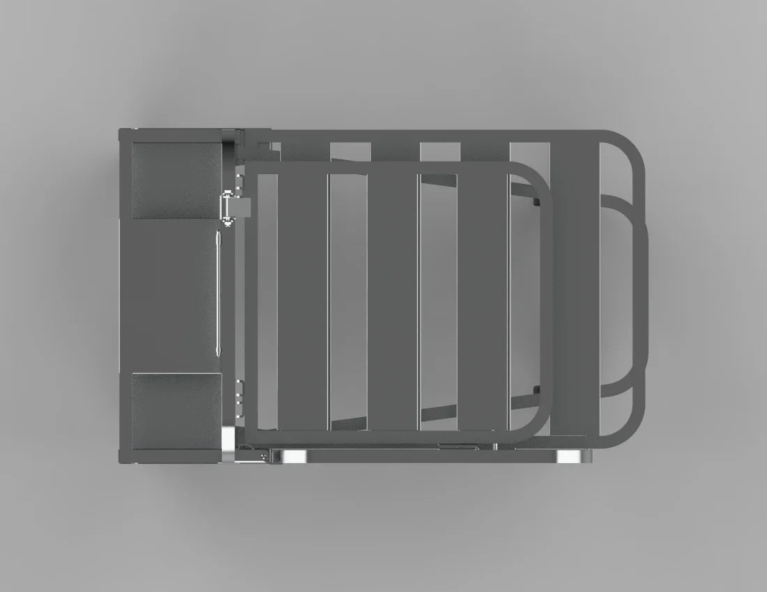 Heavy-Duty Rocket Cart — Industrial Folding Roll Cage Trolley with Wheels