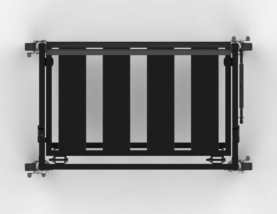 Heavy-Duty Tote Cart — Industrial Two-Tier Rolling Storage Trolley