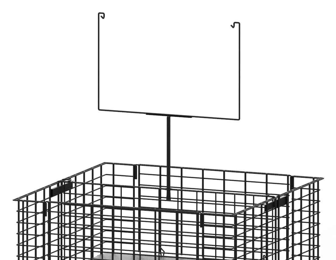 Metal Wire Dump Bin — Heavy-Duty Retail Display Basket
