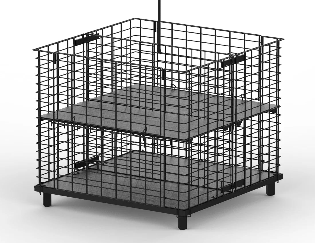 Metal Wire Dump Bin — Heavy-Duty Retail Display Basket