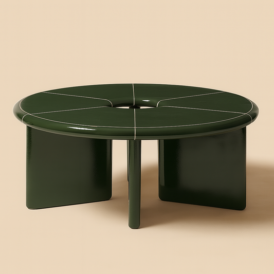 ALLISON  -  Wood Shelf Open Coffee Table