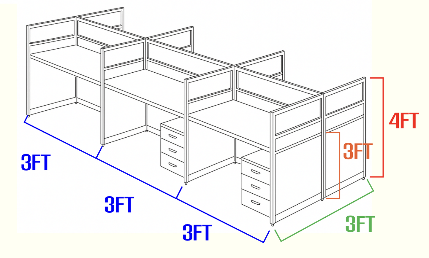 LEO - HEXA WORK STATION