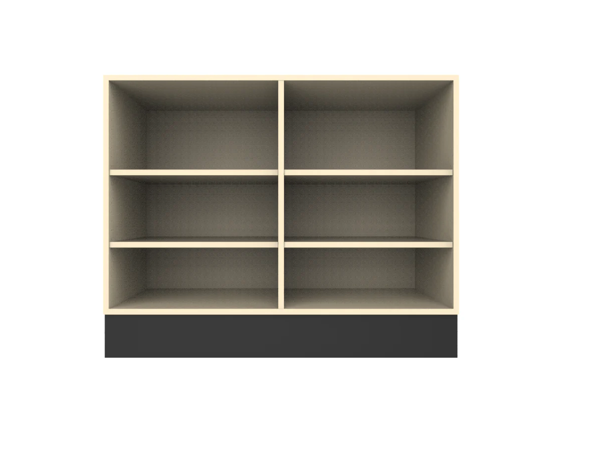 CHECKOUT - Simple Point of Sale Counter — 4ft Retail Checkout Counter with Open Storage