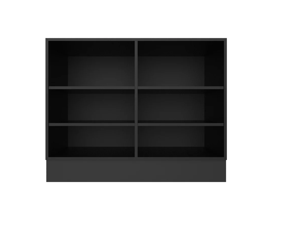 CHECKOUT - Simple Point of Sale Counter — 4ft Retail Checkout Counter with Open Storage