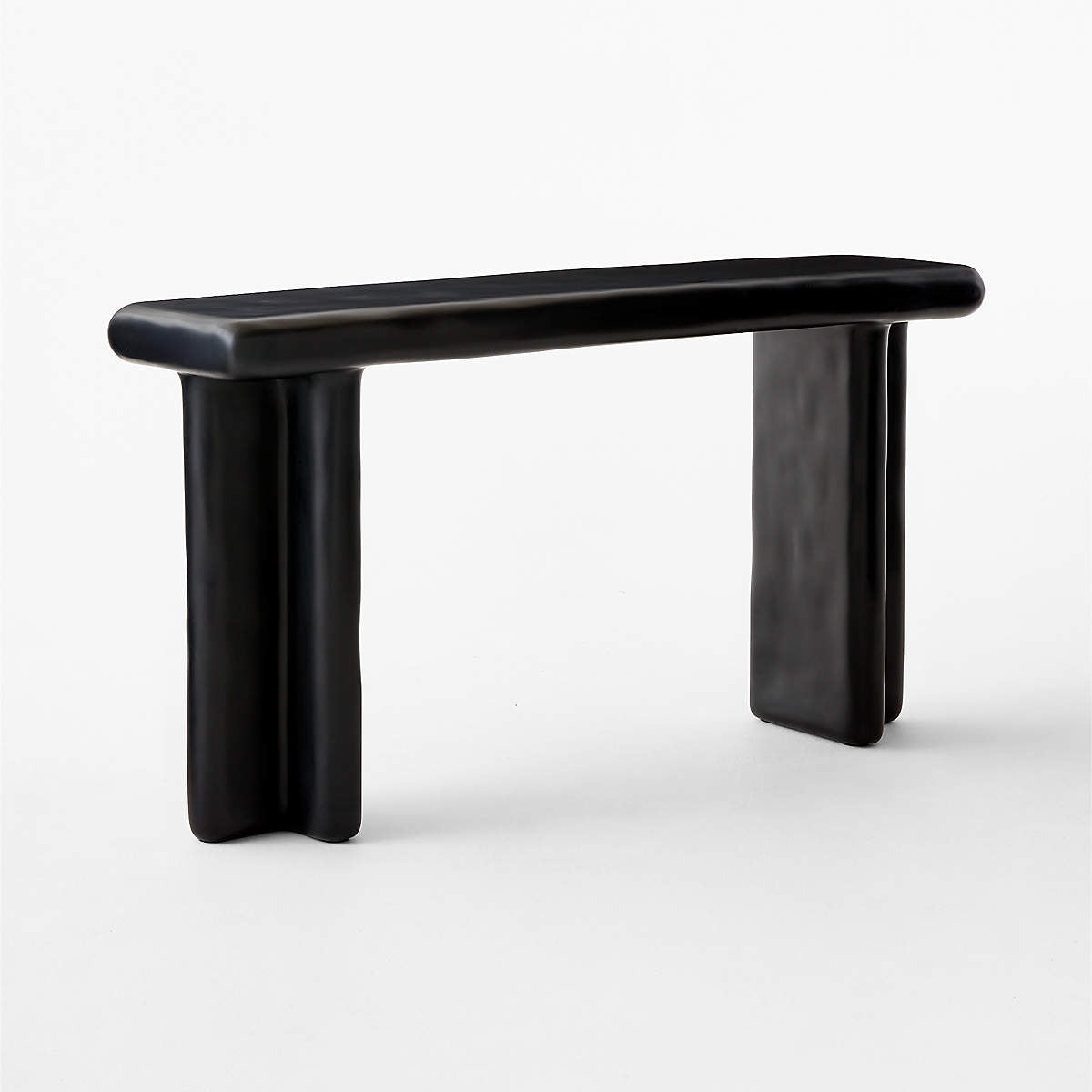 ELANOR - Ivory Resin Console Table