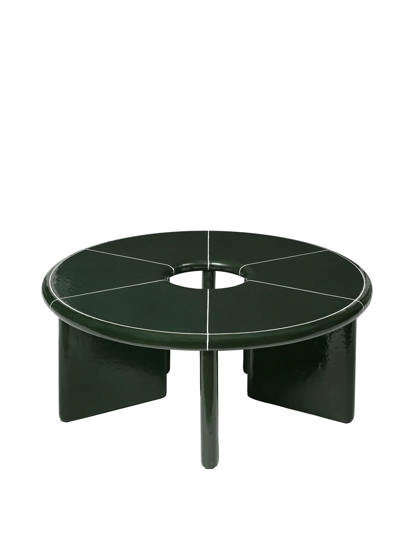 ALLISON  -  Wood Shelf Open Coffee Table